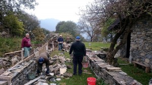 lavori all'Alpe Grosso        